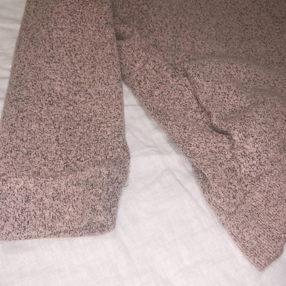 Free People Mock Neck Pocketed Sweater Pink - Picture 6 of 8